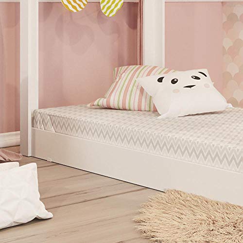 Cama Casinha Infantil Montessoriana Luna com Colchão - Rpm Móveis