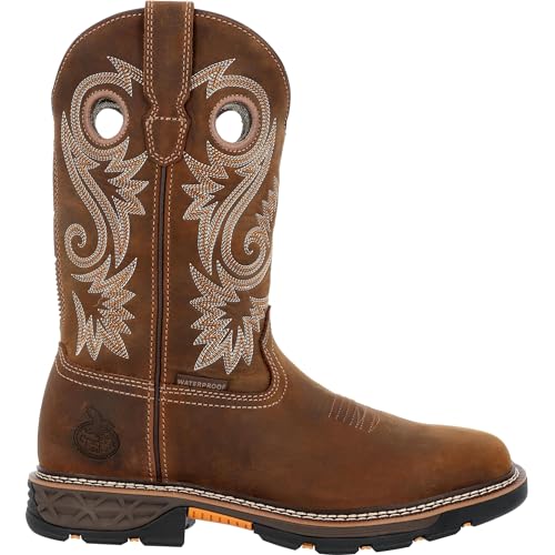 Image of Georgia Boot Men's Carbo-Tec FLX Alloy Toe Waterproof Pull-on Work Boots
