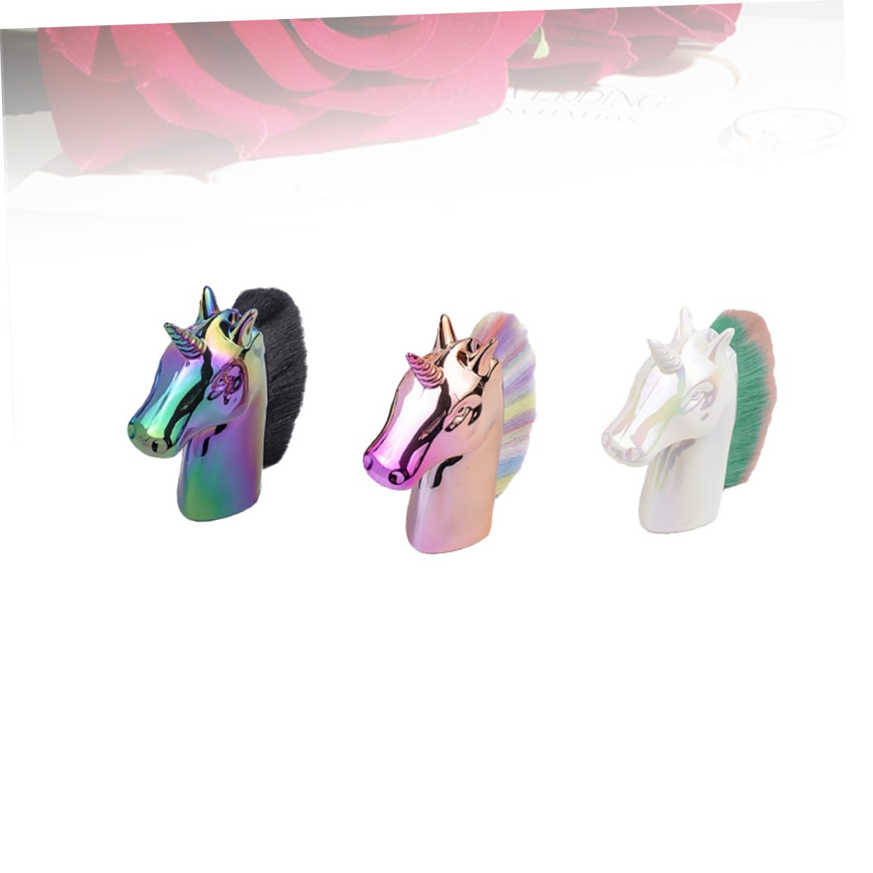 Healvian 9piezas Cepillos De Limpiar Uñas Unicornio Para Arte De Uñas y Manicura Diseño Ergonómico y Duradero Para Limpieza