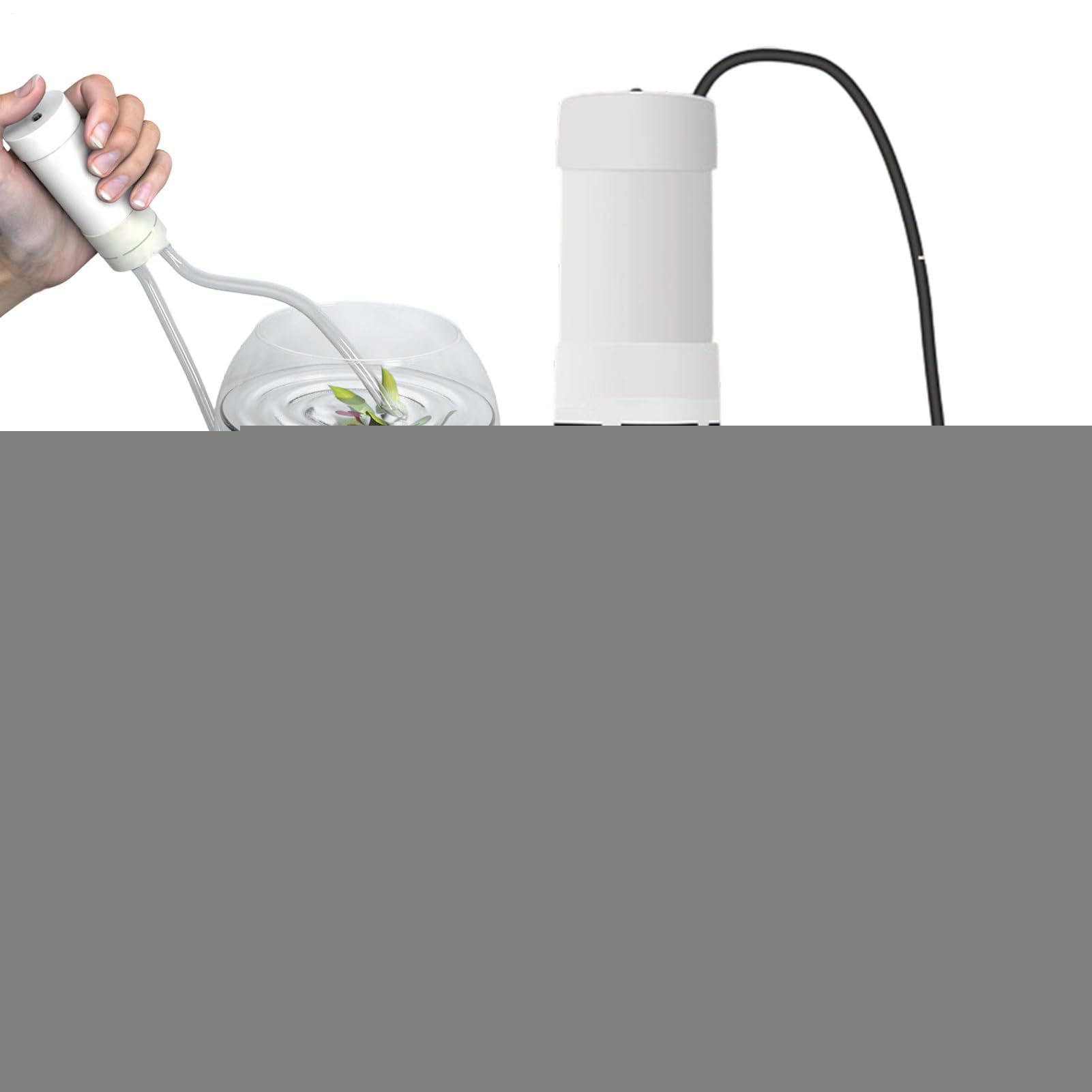 Siphon électrique auto-amorçant pour vider étang et piscine