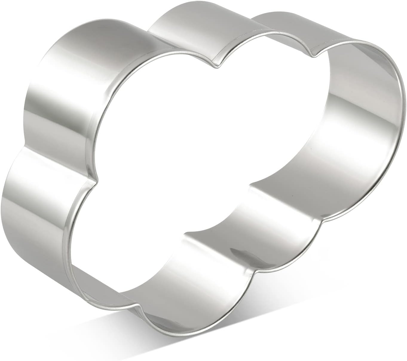 KENIAO Cloud Cookie Cutter - 3.6" - Stainless Steel