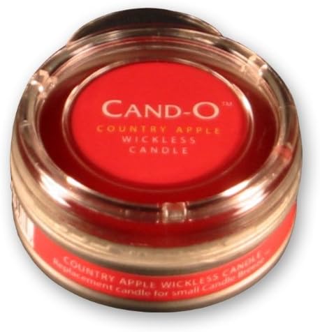 Candle Breeze Cand-o Festive Apple Flameless Scented Candle, Small