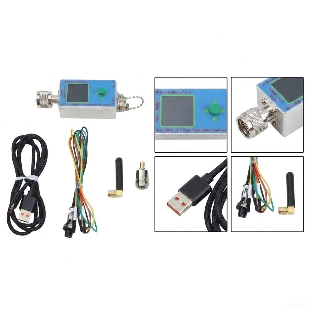 Medidor de potencia RF 10 GHz N conector TFT pantalla