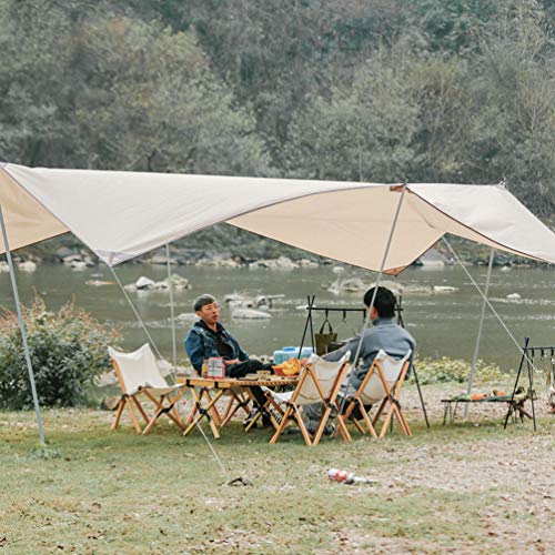 BESPORTBLE Mesa de acampamento dobrável utilitária pequena mesa de cozinha para piquenique ao ar liv