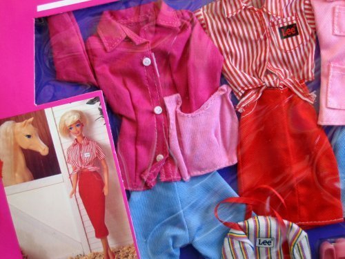 Barbie LEE Jeans Fashions 4 Fashion Gift Set - Easy To Dress (1995