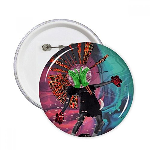 Pins Abstrait Dizzy And Fall pour personnaliser une veste en jean un sac
