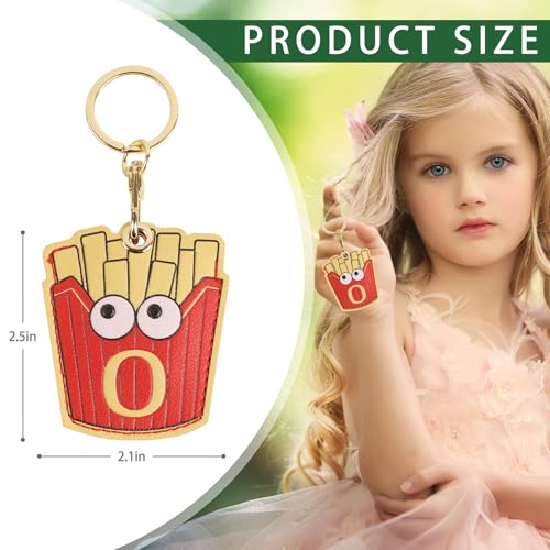Image of Leather Keychain Case Holder Compatible with Apple AirTag, GPS Airtag Keychain Finder Tracker with Key Ring, Anti-Scratch Protective Air Tag Cover | Leather