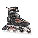 Rollerblade 2015 MACROBLADE 90 High Performance Fitness Skate, Black/Red, US Men 9