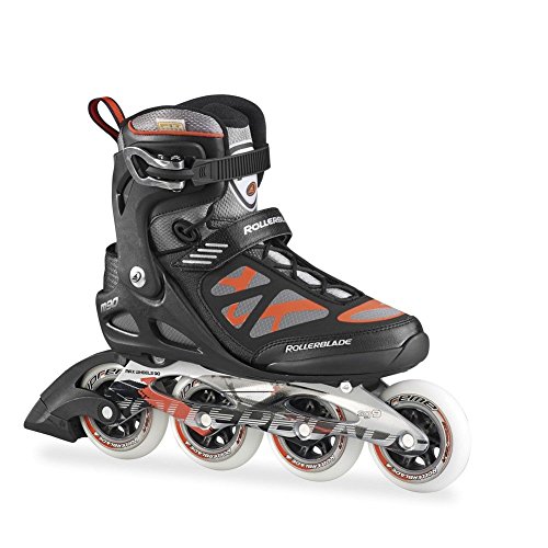 Rollerblade 2015 MACROBLADE 90 High Performance Fitness Skate, Black/Red, US Men 9