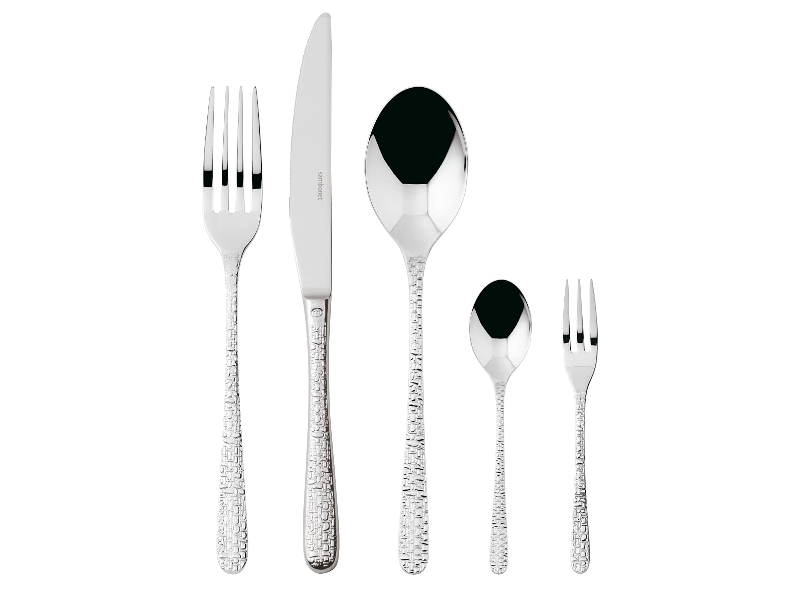 SAMBONET - Servizio 30 Pz Monoblocco Venezia Inox