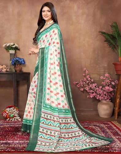 Image of Yashika Linen Blend Womens Saree