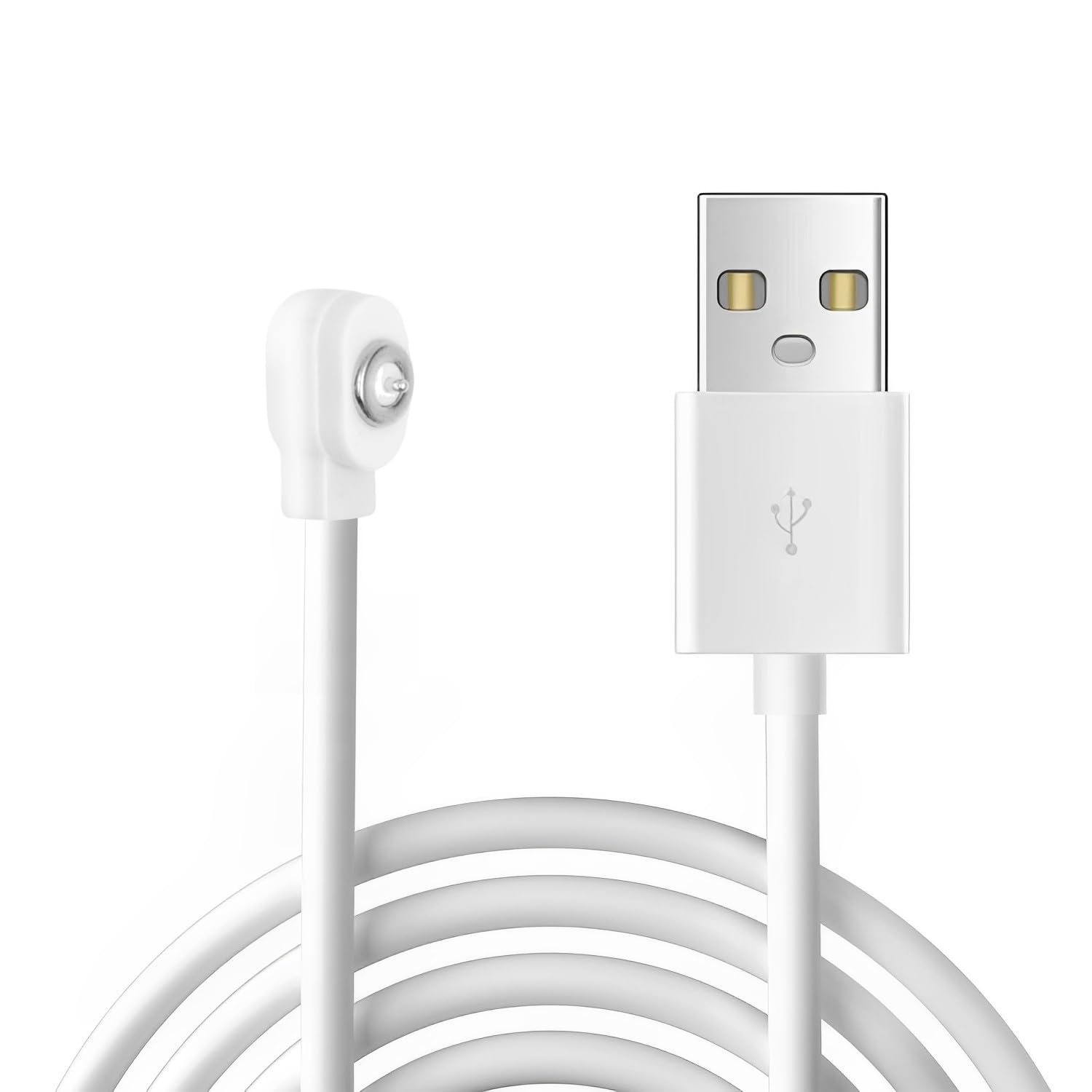 Photo 1 of 1-Pin Magnetic Charging Cable 2.7Ft - Universal OEM Replacement USB Charger Cord for Rechargeable Toys, Massagers, Facial Cleansers & Beauty Devices | Secure Fast Charging, Anti-Overheat Design
