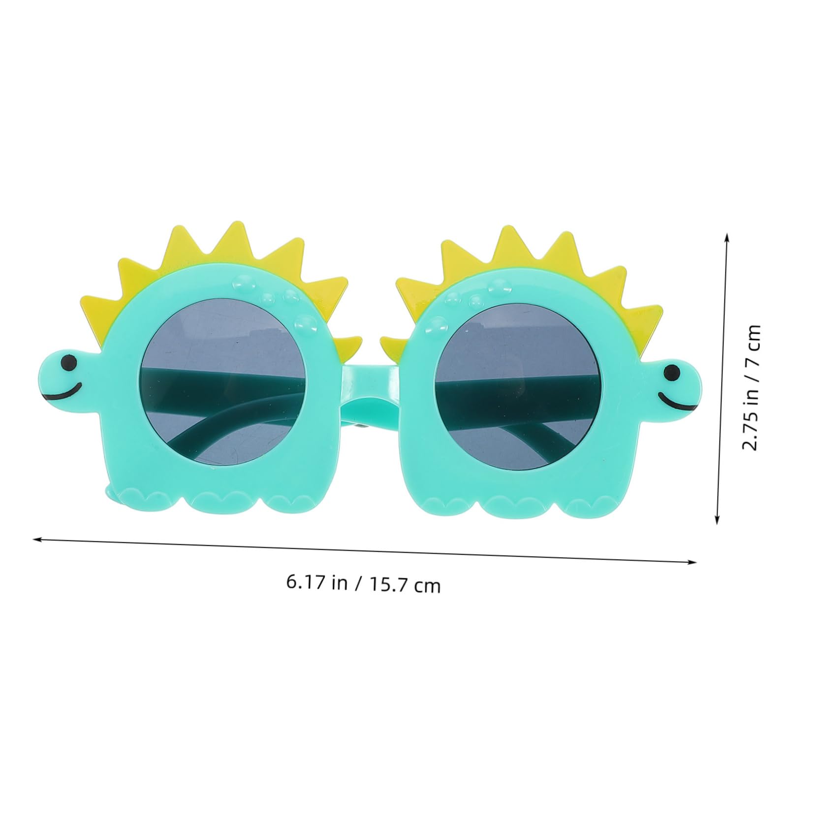 Ipetboom Happy Birthday Dino Glasses Funny Sunglasses for Adults Boys and Girls Party Props
