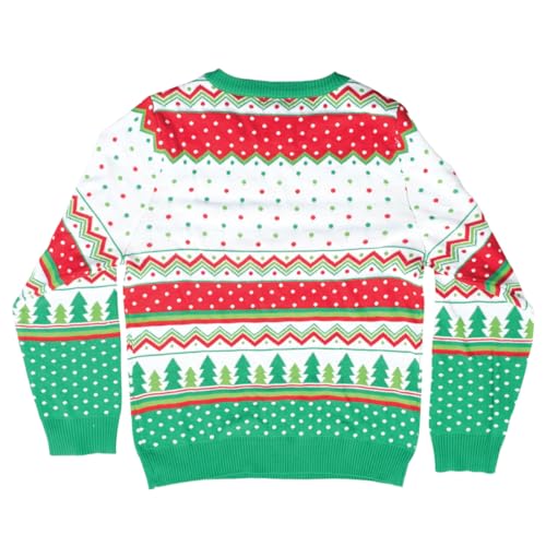 Custom Ugly Christmas Sweater Green Monster Add Your Name Personalized Holiday Season Theme Poly Knitted4