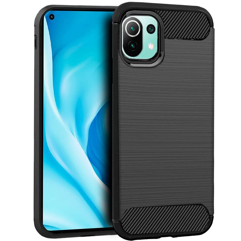 Cool Case for Xiaomi Mi 11 Lite/Mi 11 Lite 5G Carbon Black, Black/White