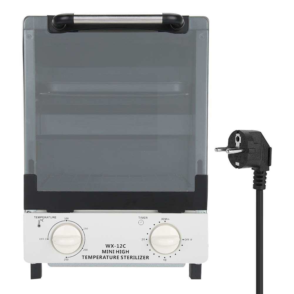 Dioche Hochtemperatur-Sterilisator, 10 l Sterilisationsbox, Infrarot-Sterilisationsschrank, Desinfektionsgerät für Manikürezubehör und Friseurwerkzeuge