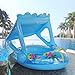 Flotador para bebé a partir de 6 meses, flotador hinchable con toldo desmontable, flotador flotador para piscina, juguete para niños pequeños