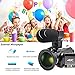 Video Camera 4K Camcorder ZOHULU WiFi Ultra HD Vlog Camera for YouTube, 3.1'' IPS Screen 30X Digital Zoom Night Vision Video Recorder with Microphone, Wide Lens, Lens Hood, 32GB SD Card, 2 Batteries