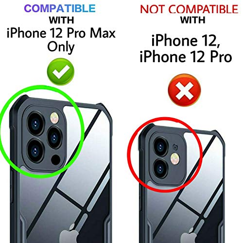 Image of RIGGEAR Xundd Back Cover Case for iPhone 12 Pro Max (Armor|PC and TPU|Blue)