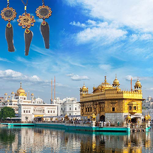 Cigooxm Interior do carro Espelho Retrovisor Decoração Muslim Islamic Auto Pendant Ramadan Gift