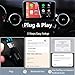 Sunweyer Wireless CarPlay & Android Auto Adapter 2 in 1 Auto Connect Box, Supports Online Updates Wired to Wireless for Cars Have Wired Carplay