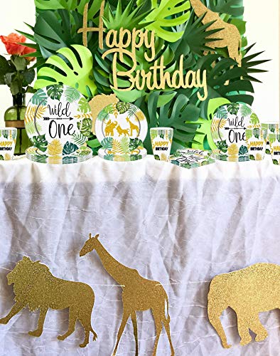 JeVenis Jungle Dieren Feestartikelen Jungle Feestborden Wild One Verjaardagsfeestartikelen Wild One Party Favors Wild… - Image 7