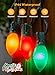 Vintage C9 LED Christmas Lights Outdoor, 100 Feet C9 String Lights with 100 Shatterproof C9 Bulbs, Waterproof Connectable Commercial Christmas Tree Lights for Outside Roofline Patio Decor, Multicolor