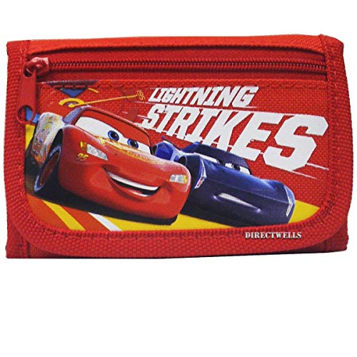 Disney Car Lightning Strikes Authentic Licensed Children Trifold Wallet