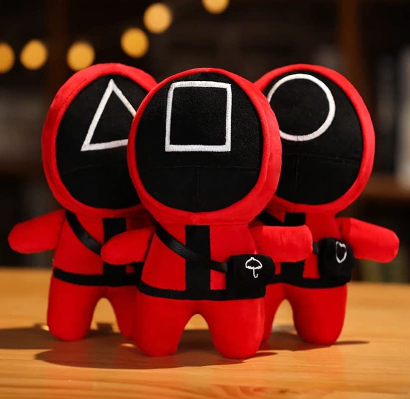 Image of HUG 'n' FEEL SOFT TOYS Man Squad Game Soft Teddy Bear Square Shape 40cm Multicolor Plush & Stuffed Toys