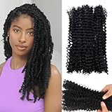 Afro Kinkys Bulk Human Hair 30g/Pack 18 Inch 4C Afro Kinky Curly Human Braiding Hair for Twist, Micro Locs,Braiding Hair,Dreadlock Extensions,100% Human Hair kinkycurly bulk for Twist Natural Black