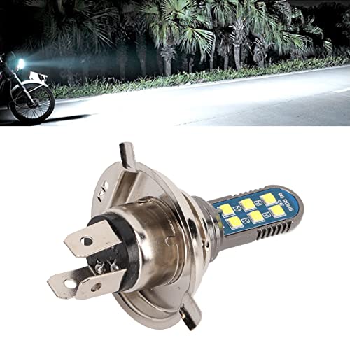 12LED H4 LED Lampadina Faro Moto Veicolo Elettrico...