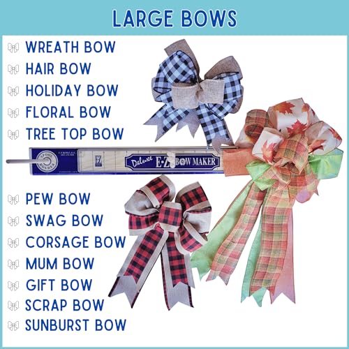 E-Z Bowz EZ-BR Bow Maker With Rose And Flower Maker Attachment - Easy Bow And Flower Maker Tool Kit For Ribbon thumb #2