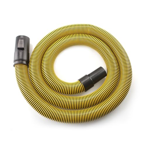 Wet Dry Vac Hoses DXVA19-2500 for DeWalt Wet Dry Vac Accessories 1-7/8 In x 7 FT of DeWalt Vacuum Hose - Ultra Durable Extension Vacuum Hose