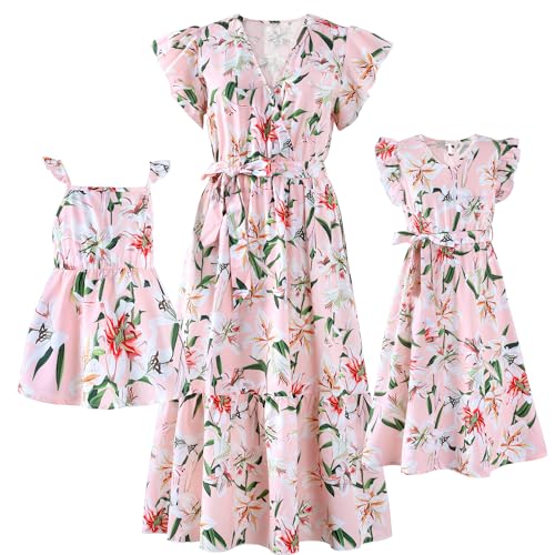 Amazon.com: Focamia Mommy and Me Dresses – Mother Daughter Family Matching  Outfits