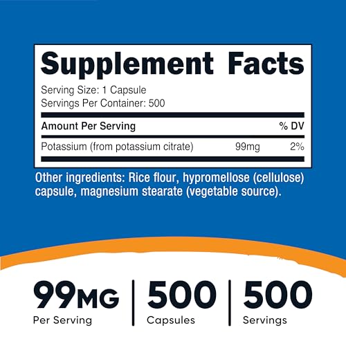 Nutricost Potassium Citrate Capsules