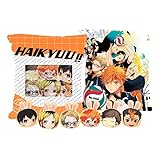 Pillow plush Toy Anime Characters Oikawa Nishinoya Snack Pillow Pudding Decorative Stuffed Cartoon...