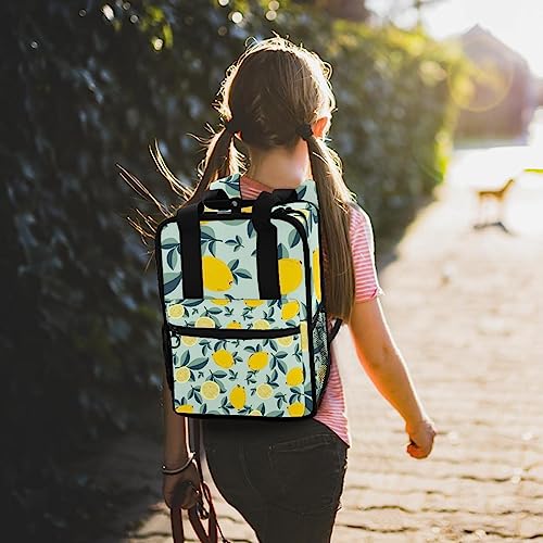 Sac à dos pour garçons confortable imprimé citrons jaune - 7