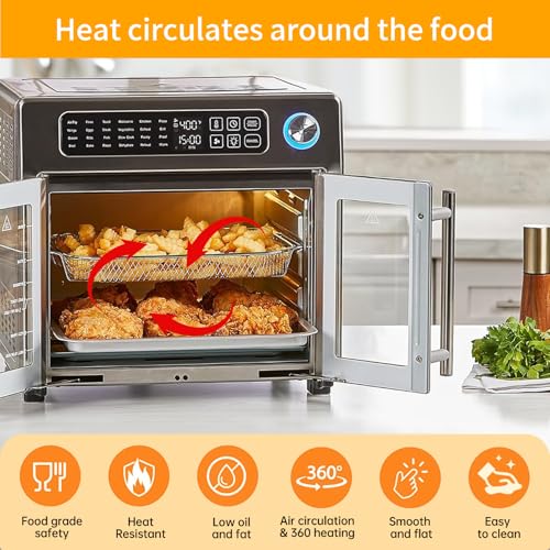 Plaques de cuisson GWY de précision pour friteuse à air 26 QT et accessoires - 7