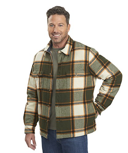 Charley Brown Shirt Jacket,Olive 