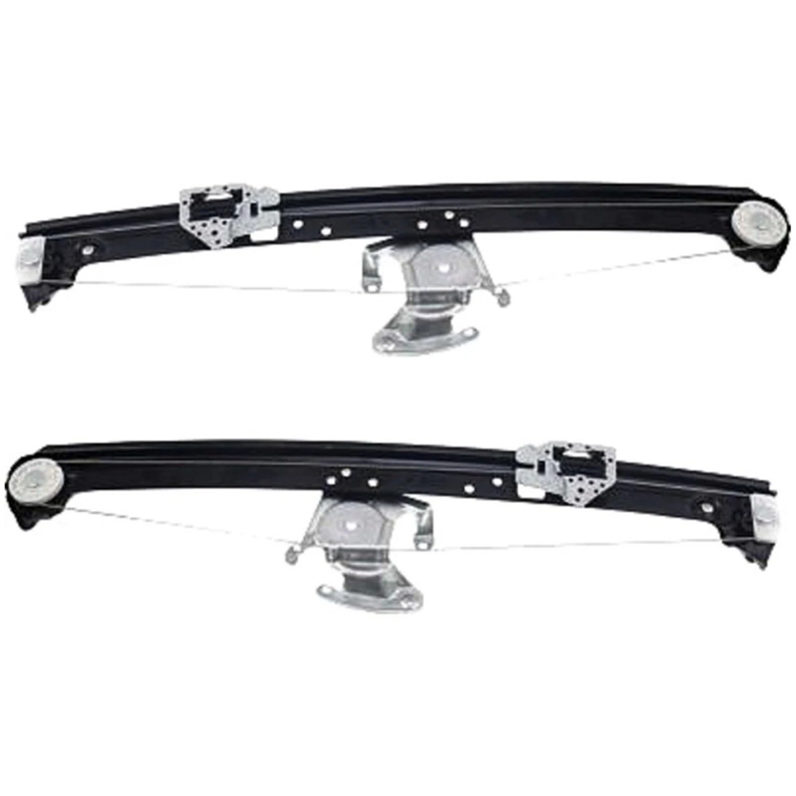 Kuadyegc 1 Pair Rear Universal Window Regulator Fit For Bmw E53 Front Window Regulator Power Window Regulator(1 Pair)