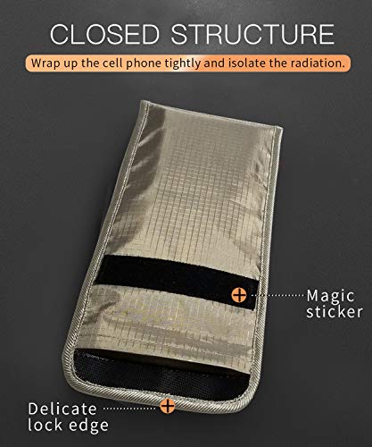 Lvfeier 500015 Security Pouch - Cell Phone Anti-Tracking Anti-Spying Gps Rfid Signal Blocking Bag Shielding Pouch Wallet Case thumb #6