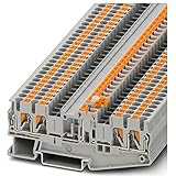 Phoenix Contact 5-QUATTRO-MTB TMR, PT 2 Reihenklemme Grau, Einstecken, Packung a 50 Stück