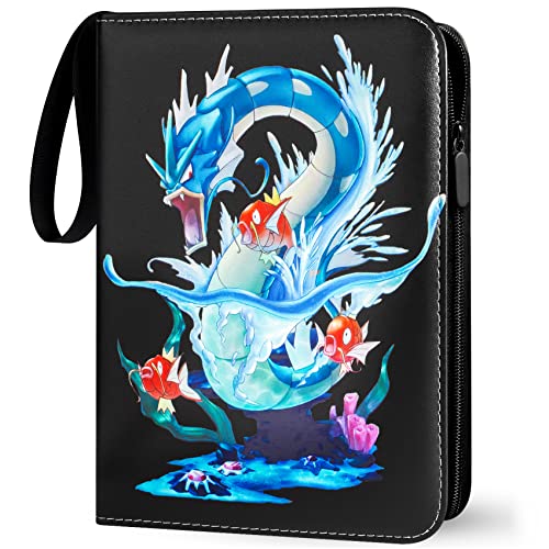 LYAILOOGXL Pokemon Karten Album - Platz Für 400 Karten Mit 50 Hüllen