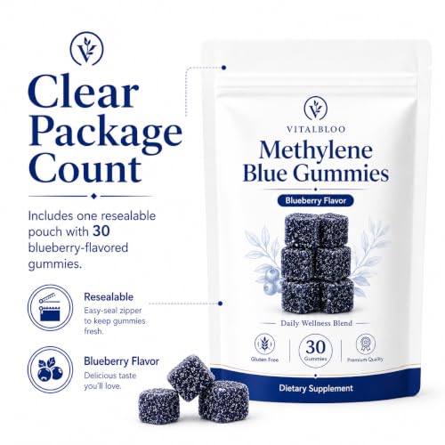 VITALBLOO CrystalBlu Methylene Blue Gummies