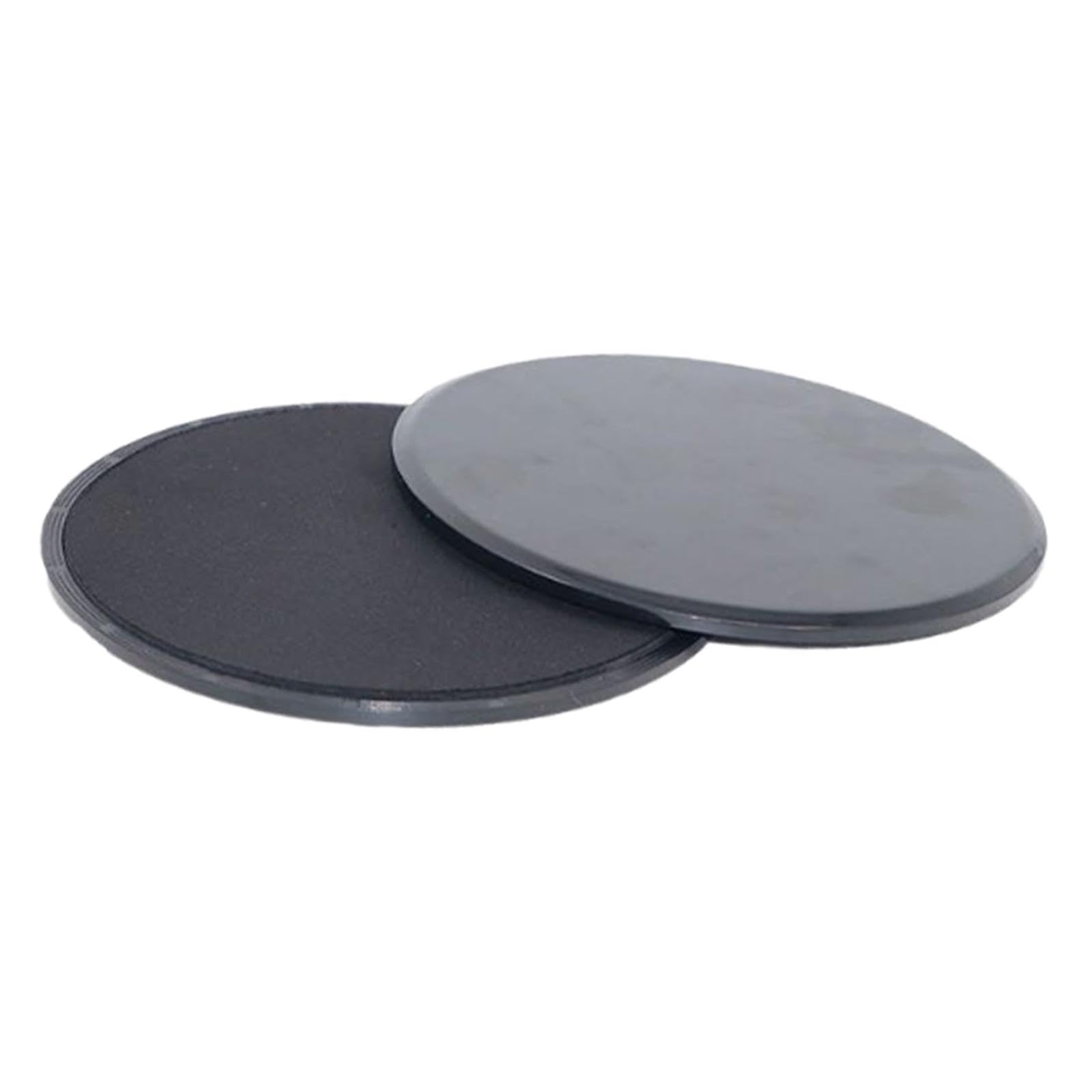 2Pcs Core Sliders Workout Home Gym Travel Lightweight Portable Sliding Discs Black-image-6