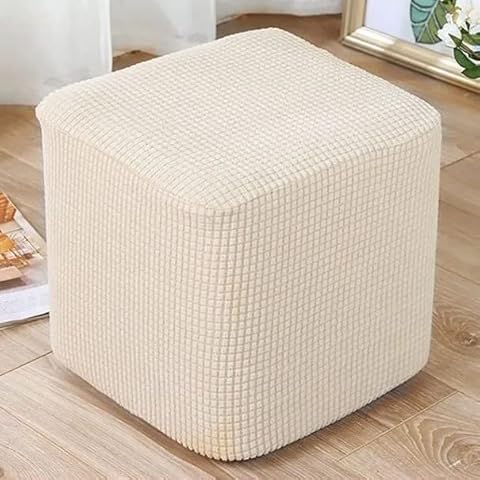 uyeoco Funda Otomana Cuadrada de Tejido Cover