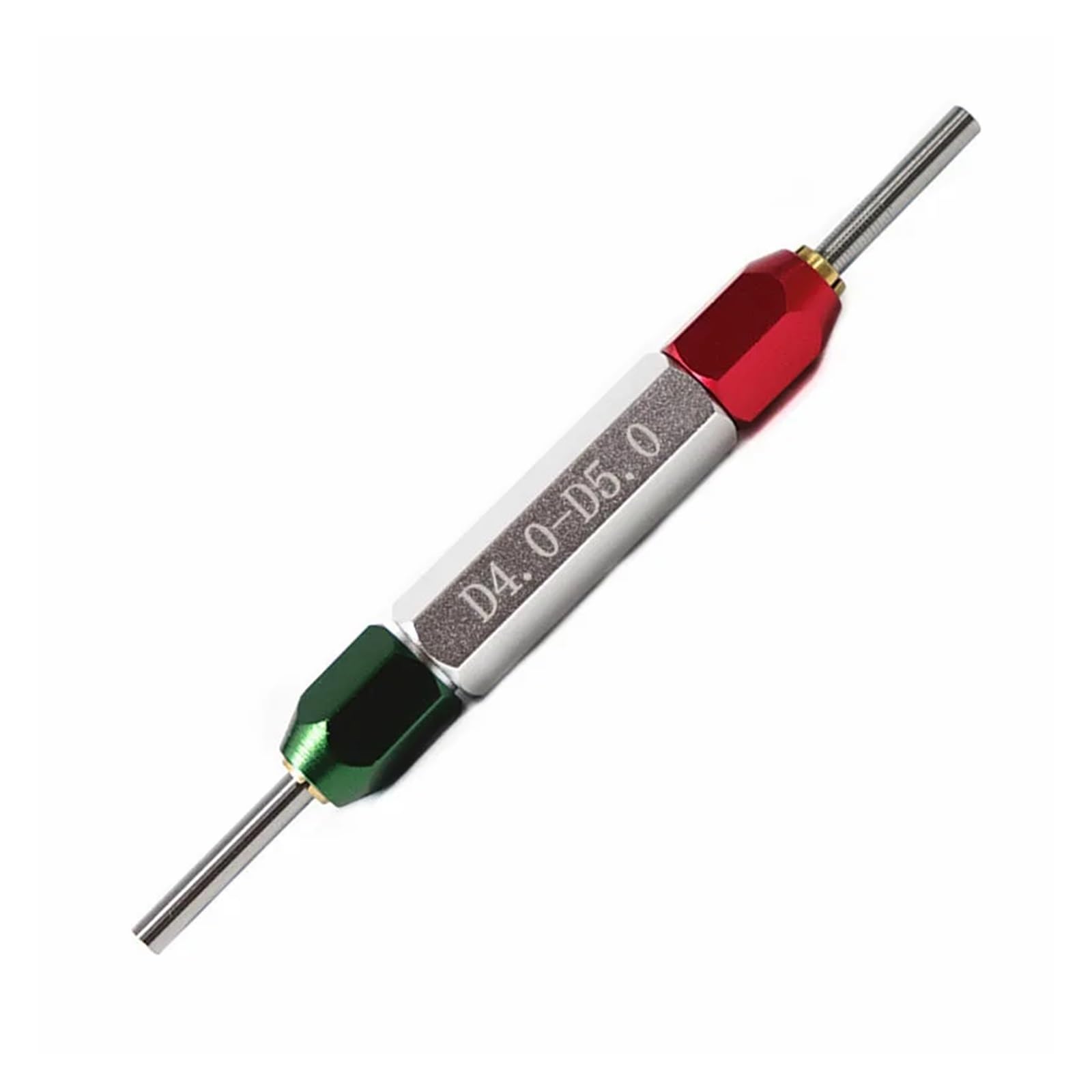 Mango para calibre de doble extremo Mango de calibre pasador, 10 Uds., 0,1-10mm, cabezales dobles, soporte abrazadera enchufe Go And Not