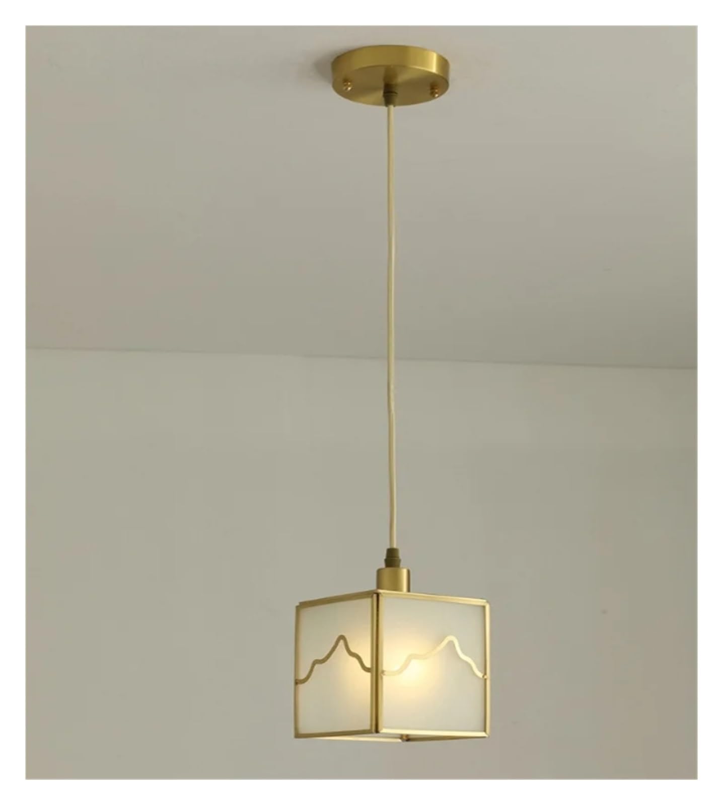 OLSKFUH Copper Pendant Light, Home Dining Room, Kitchen Corridor, Creative Led Pendant Light Fixture,
