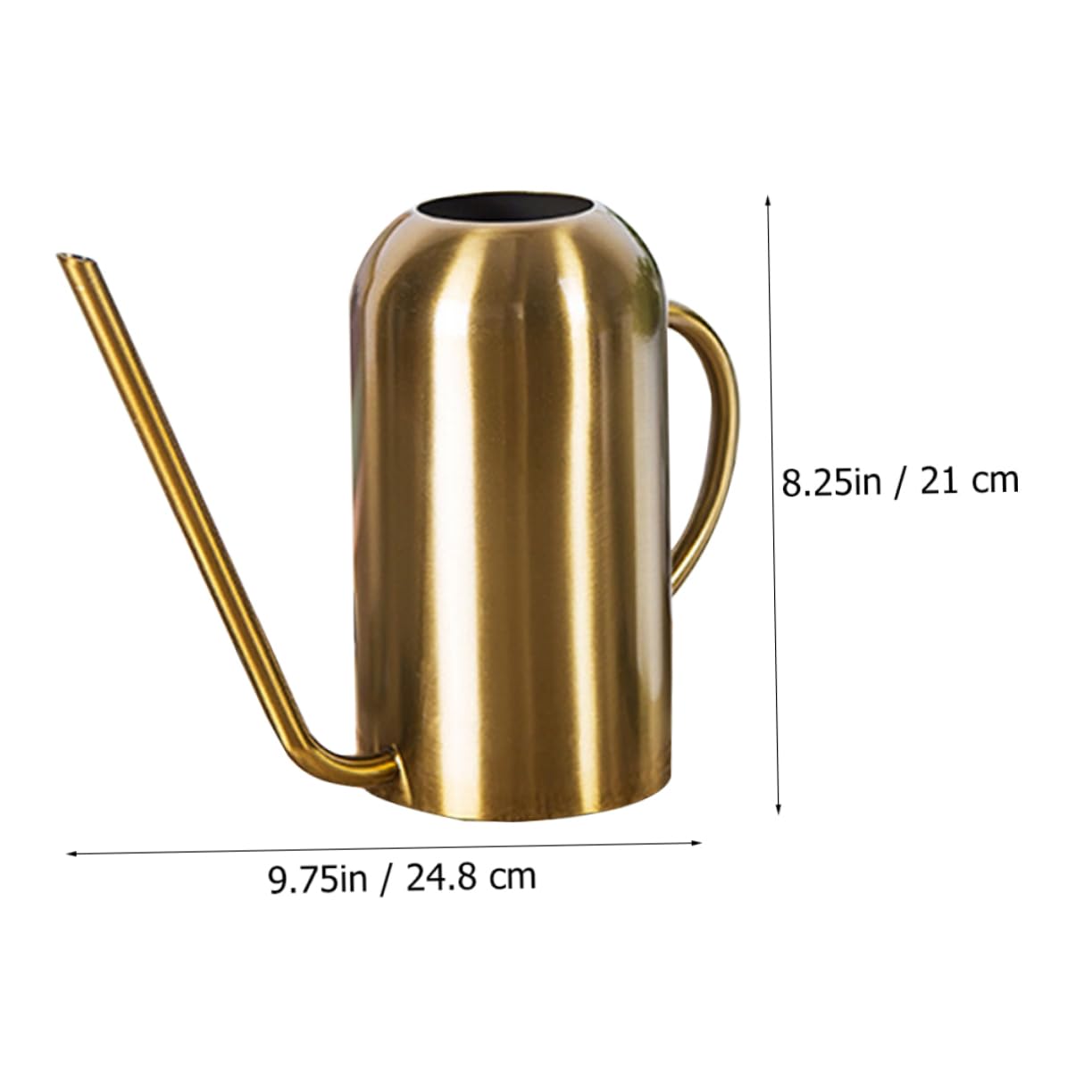 HANABASS Arrosoir Acier Inoxydable avec Bec Verseur Long Outil d Arrosage pour Plantes Grasses Et Plantes d Intérieur