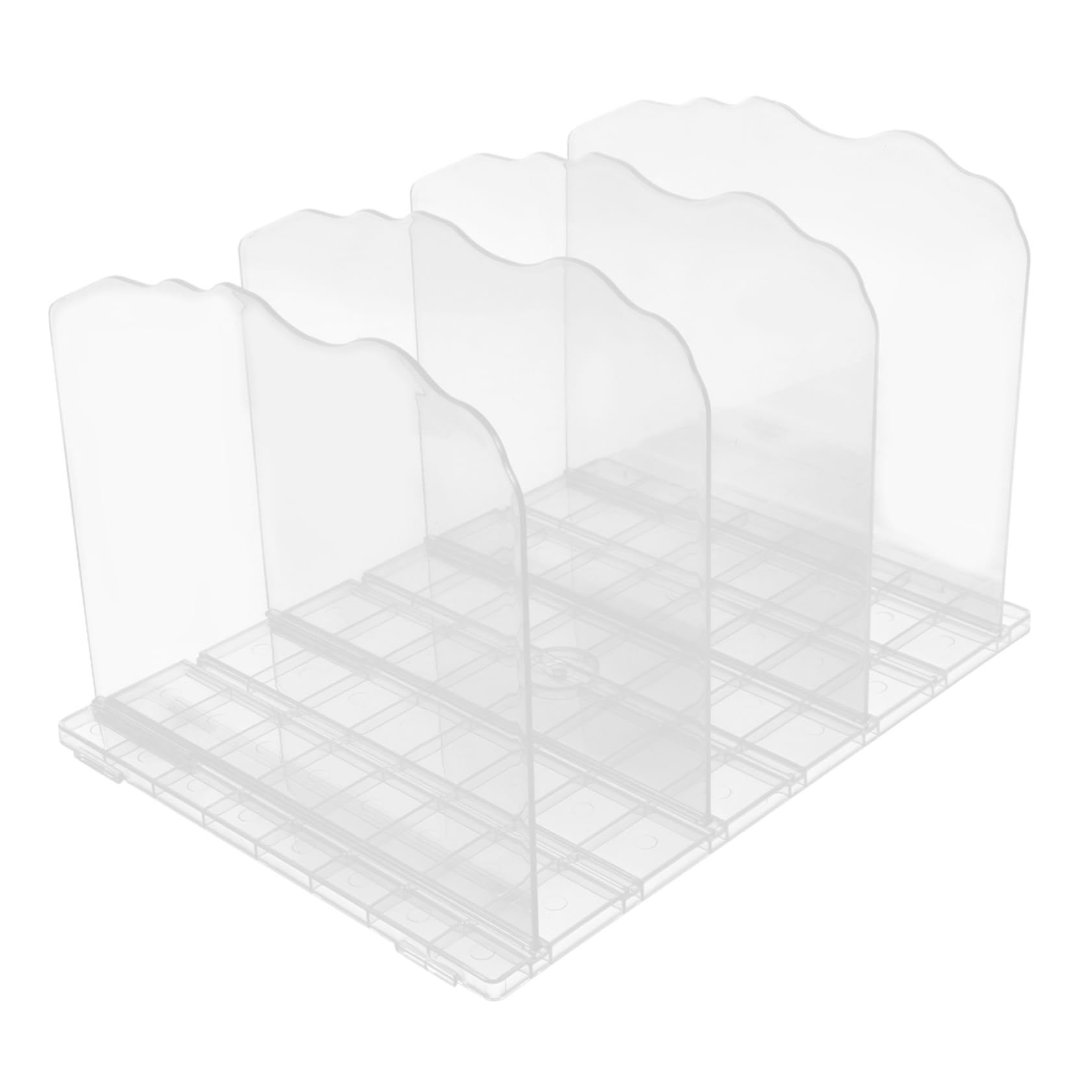 OUNONA Adjustable Bag Organizer Shelf Reusable Bag Storage Rack Closet Shelf Clothes Organizer Plastic Storage Rack Office Desk Organization